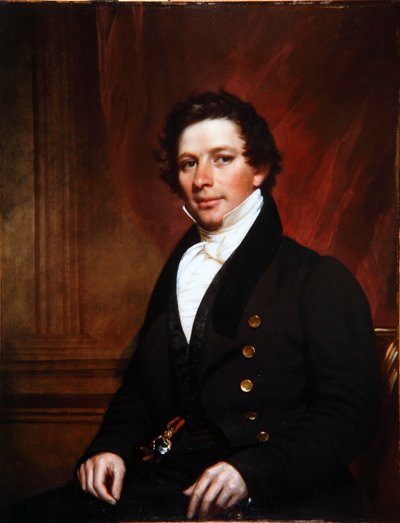 Portret van Ashfield Ellis, ca. 1835 door Samuel Lovett Waldo